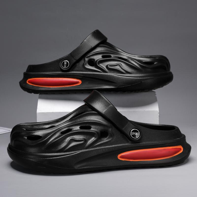 Модные летние мужские сандалии Eva платформа мягкие пляжные туфли для улицы мужские шлепанцы ванная комната нескользящая обувь мужские горячие популярные клоги