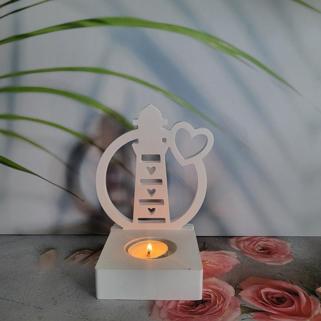 Подсвечник Маяк Силиконовые формы DIY Комбинированные формы для подсвечников Литейные формы Гипсовая форма для изготовления свечей