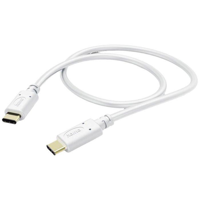 Câble USB - Hama - 00201592 - 1,5 M - USB 2.0 - USB-C Blanc