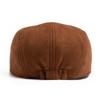 Men's Retro Suede Beret: Autumn/Winter Elastic Duckbill Painter Hat