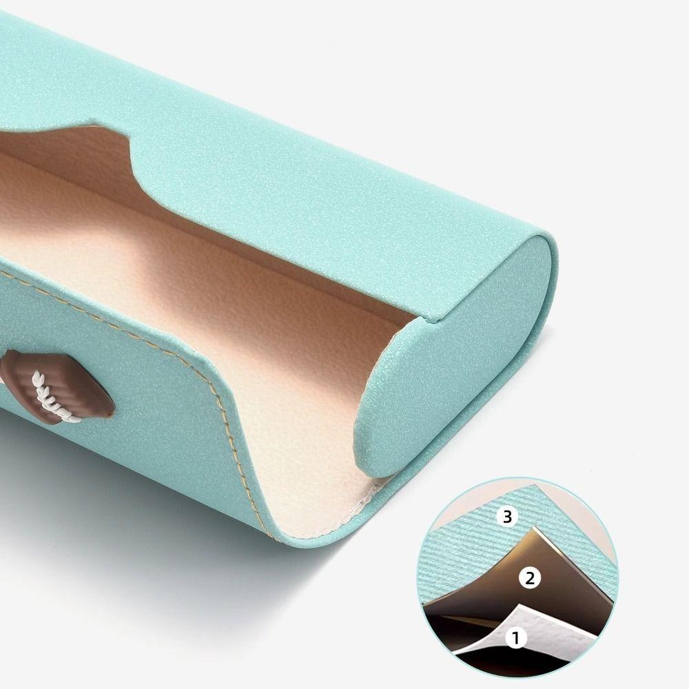 PU Leather Printing Glasses Case Printed Eyeglasses Holder Capibara PU Glasses Box Outdoor