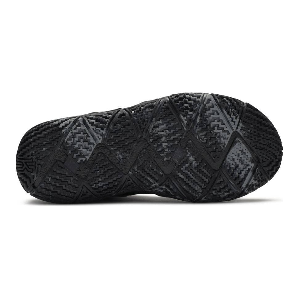 Nike Баскетбольные кроссовки Kyrie 4 PS с нескользящей подошвой и амортизацией, черные, для детей, AA2898-008