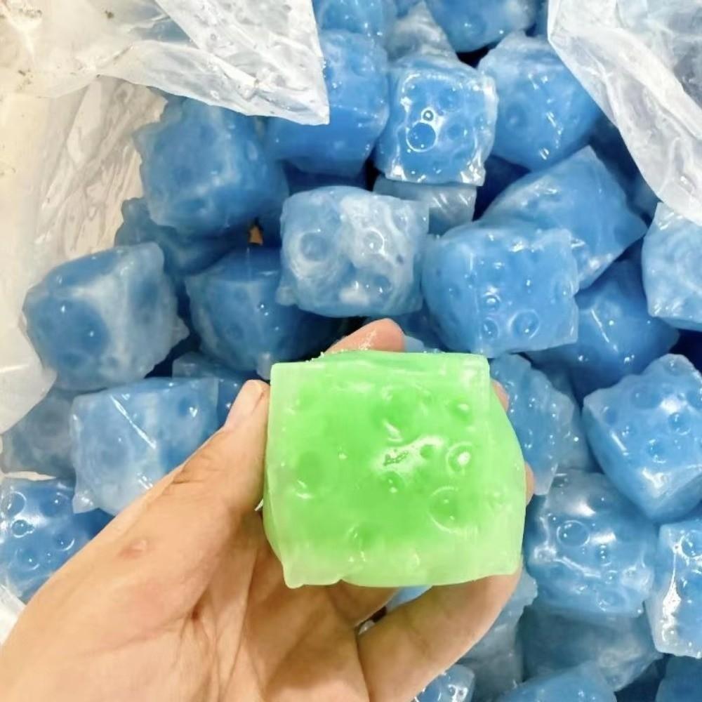 Super Soft Cheese Squeezed Cube Moldable Fidget Toy Kids Toy Cheese Squishy Toy Home Decoration