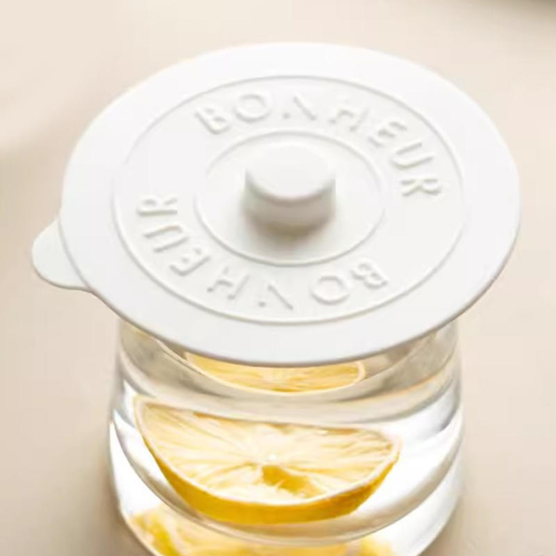 Creative Silicone Drink Cup Lids Round Mug Cover Reusable Anti Dust Drink Coffee Cup Covers