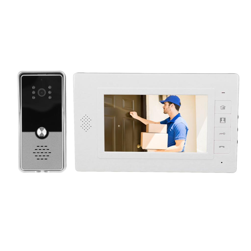 7in Video Doorphone System Color HD Smart Wired Video Intercom System for Villa Building