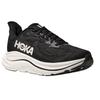 HOKA Clifton 10 Широкие Черные Белые Женские Кроссовки 1162050-BWHT