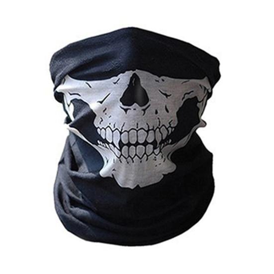 Велосипедный шейный платок с черепом на Хэллоуин, дышащий, защита от солнца и ультрафиолета, легкий, для мужчин и женщин, мотоциклетный защитный щиток, бандана, шарф