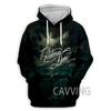 3D Принт Parkway Drive Rock Толстовки с капюшоном Harajuku Толстовки Топы Одежда для женщин/мужчин