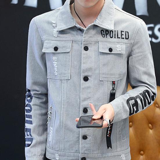 Casual Jacket Pocket Design Keep Warm Lint Free Autumn Spring Lapel Casual Coat Men Costume for Male