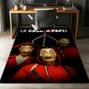 La Casa De Papel Printed Carpet Rug for Office Chair Living Room Bedroom Kitchen Room Decor Gifts