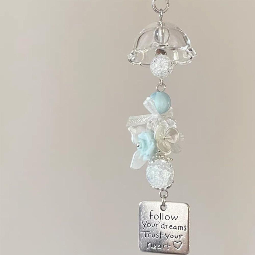 Phone Straps Transparent Keychain Star Wishing Bottle Mobile Phone Lanyard Jewelry Accessories