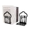 Tableware Hollow creative Bookends Personality Desktop Office Table Ornament Retractable Book Support Stationery Supplies