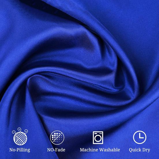 Салфетка для ужина атласная, не мнется, поверхность однотонная, моющаяся, бесшовная, королевский блеск, гламурный стол, декор для отеля, ресторана, обеда, банкета, свадьбы