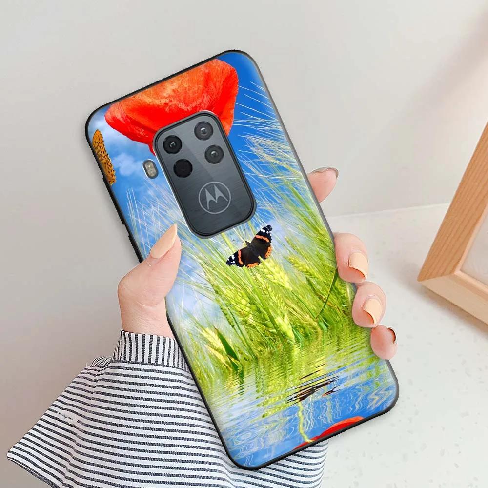 Чехол для Moto One Pro Чехол для Moto One Zoom Матовый Силикон Для Motorola Для Moto One Zoom Чехол Обложка Модный ТПУ Защитная Задняя Крышка