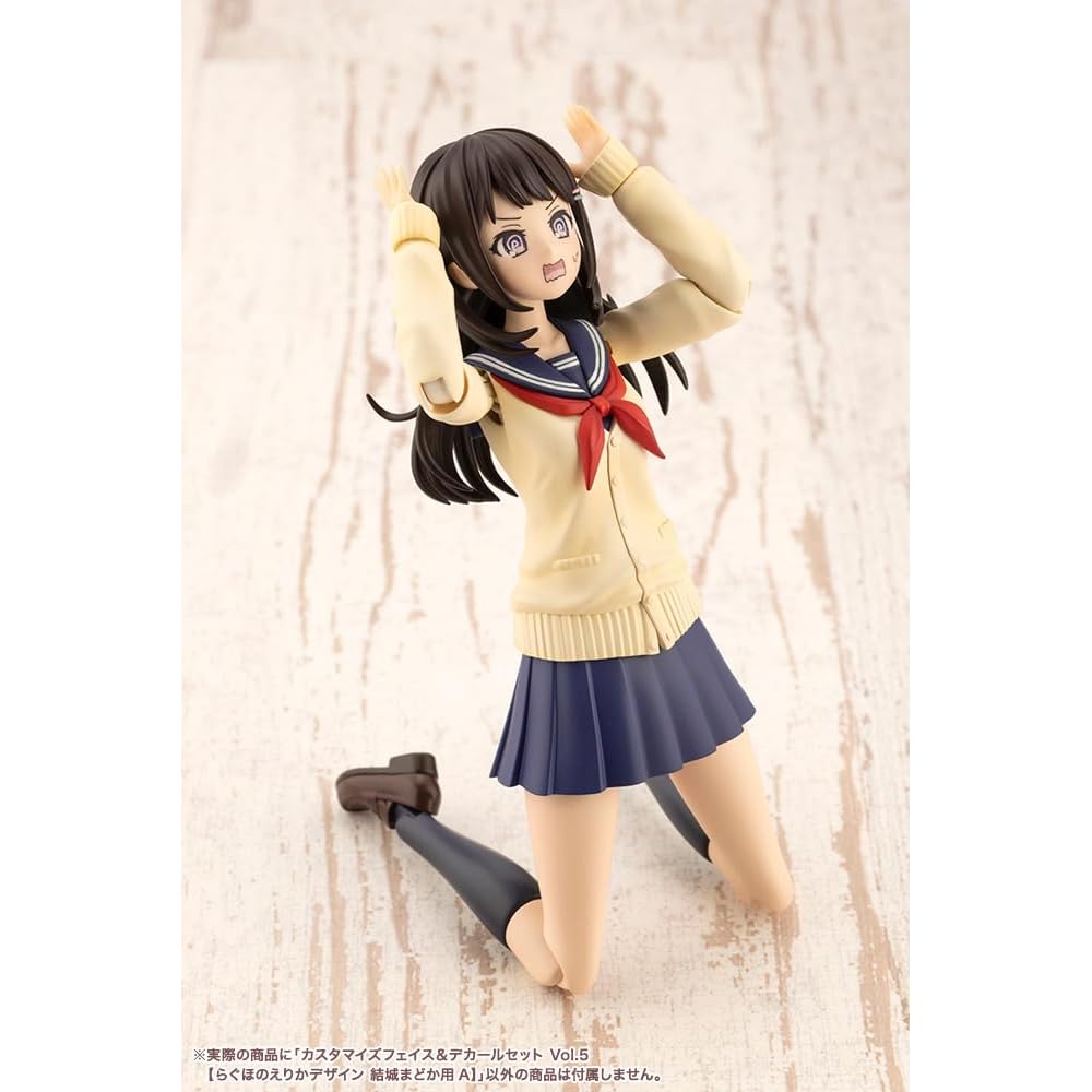 Kotobukiya Набор сменных лиц и декалей Vol.5 для Мадоки Юки, модель в масштабе 1/10, высота 18 мм