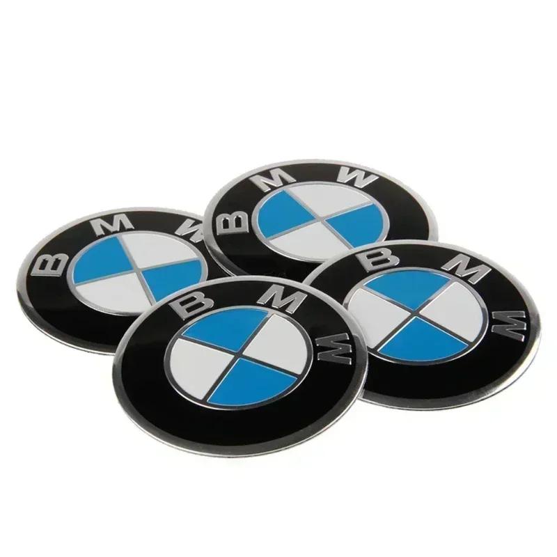 4pcs 56/60/65/70mm Car Wheel Hub Center Caps Cover Emblem For BMW X3 X5 F10 F01 F11 F20 F30 E87 E39 E60 E46 E91 E92 Car Badge BM5