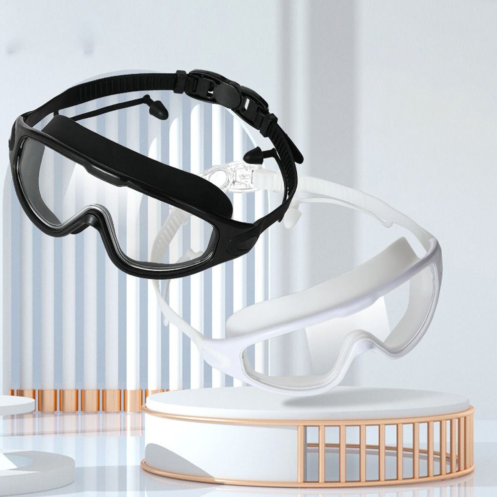 Рамка Силиконовые Плоские Очки для Дайвинга с Широким Обзором Очки для Плавания Очки для Плавание