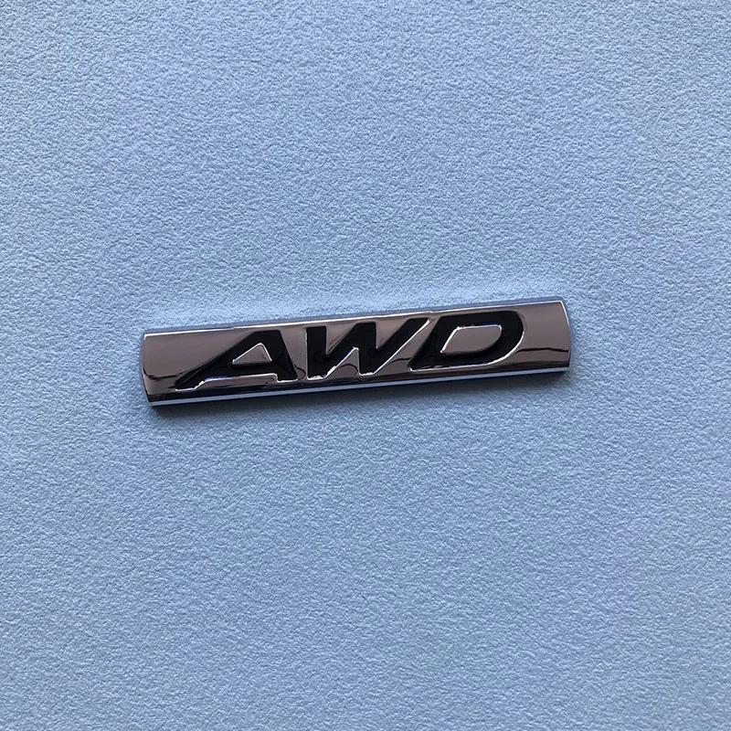 3D Metal 2.0 2.5 AWD Logo Letters Car Trunk Emblem Badge Decal 2.5 AWD Sticker Accessories