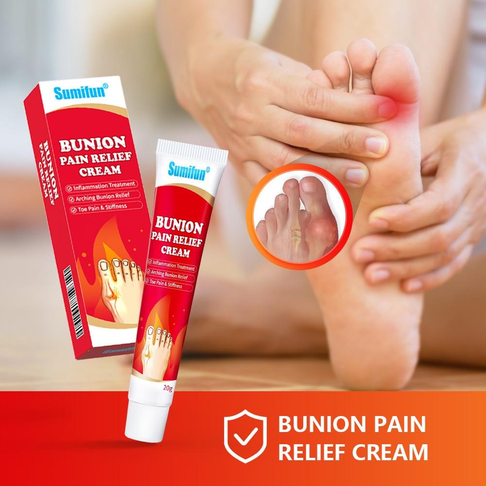 20g Bunion Gout Pain Relief Ointment Toe Joint Valgus Corrector Cream Bunion Toe Relief Care Sports Support Cream Therapy