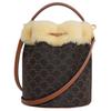 Celine Triomphe Clara Classic Logo Bucket Bag Women Handbags Brown 116882GH3-03TV