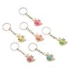 Set Of 6 Glow In The Dark Fish Keychain Sea Creature Charm Keyring Resin Bag Pendants Accessory Handbag Accessories