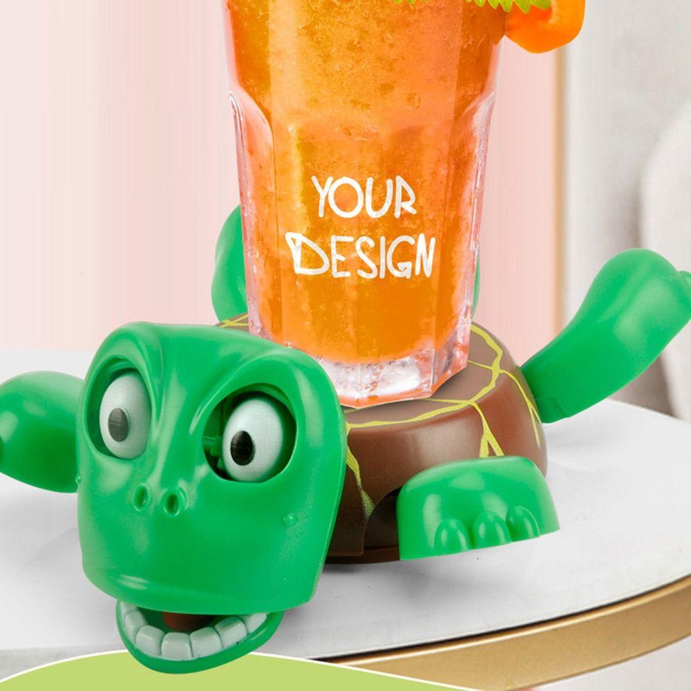 Креативная подставка под черепаху в панике, широко раскрытые глаза, подставка под стакан для воды, подставка под чашки для чая, столешницы