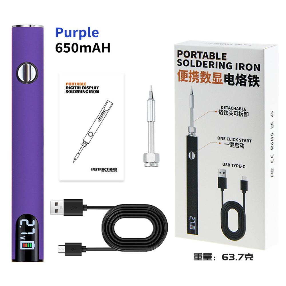 650 мАч Удобный USB-паяльник USB-выжигатель 510 разъем LED дисплей батареи трехскоростной регулируемый напряжение