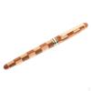 Durable Rosewood Grid Rollerball Pen Gift Souvenir Writing Equipment 14.5cm