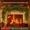 Norfolk Artificial Pine Needle Christmas Vine Ornaments - Multi-functional Hanging Decorations