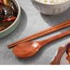 Comet Lacquered Wooden Spoon/Chopstick 2-Set