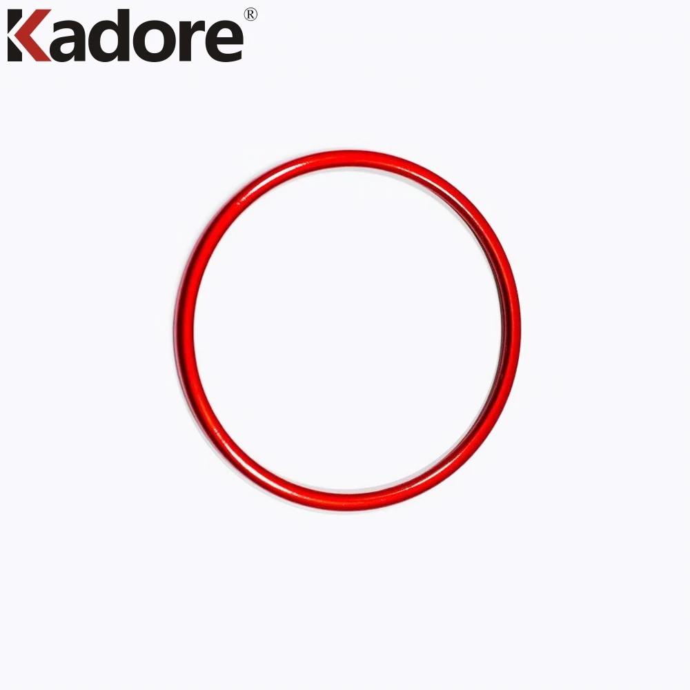 Car Steering Wheel Ring Cover Trim For Mazda CX30 CX-30 2024 Carbon Fiber Interior Muoldings Accessories