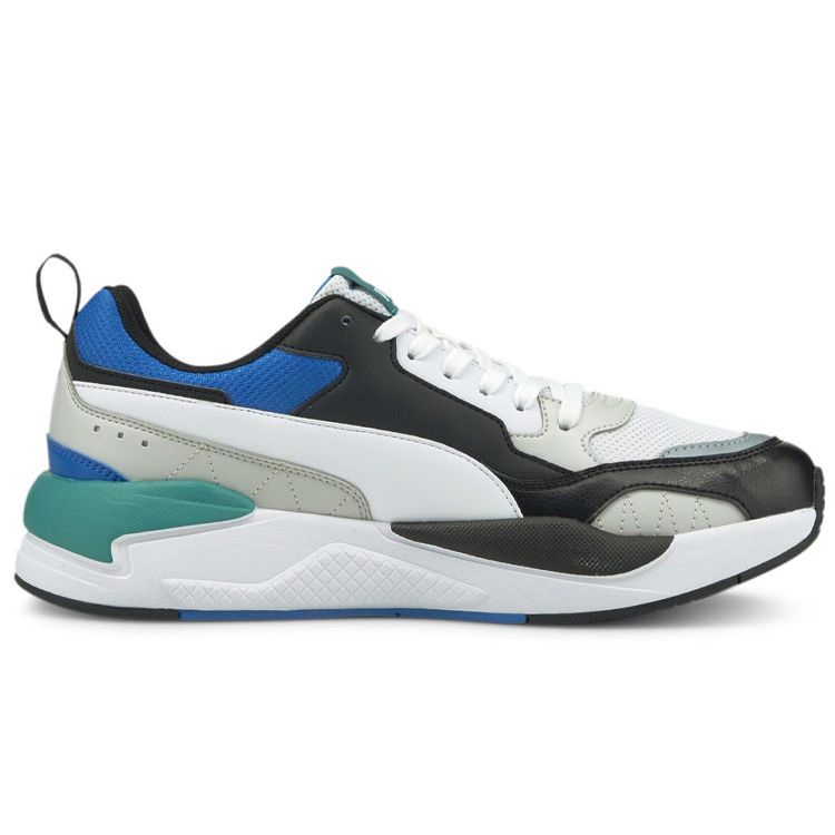 Puma X-Ray 2 Square Black Grey Unisex Sneakers White Blue Para 373108-28