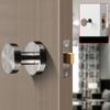 Flat Corner Invisible Door Lock Multi Color Rust Proof