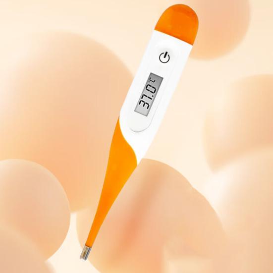 Цифровой термометр, быстрый отклик, легко читаемый электронный термометр с большим светодиодным экраном для использования в полости рта и подмышках