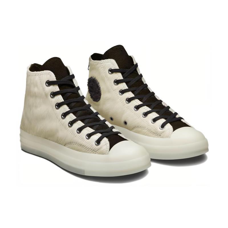 CLOT x Converse Chuck 70 Chuck Taylor All Star 1970s Хай Панда Трендовые Универсальные Панда Высокие Кеды из Канваса Унисекс Белые Серые