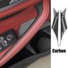 Автомобильный Стайлинг для BMW 5 серии G30 G38 2018-интерьерная текстура из углеродного волокна, дверная ручка, защитная накладка