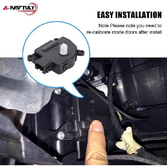 HVAC Blend Door Actuator Replacement For Chrysler 200 2012-2014/Sebring, Dodge Avenger/Journey/Caliber, Jeep Wrangler/Patriot/Compass Ram-Heater Air
