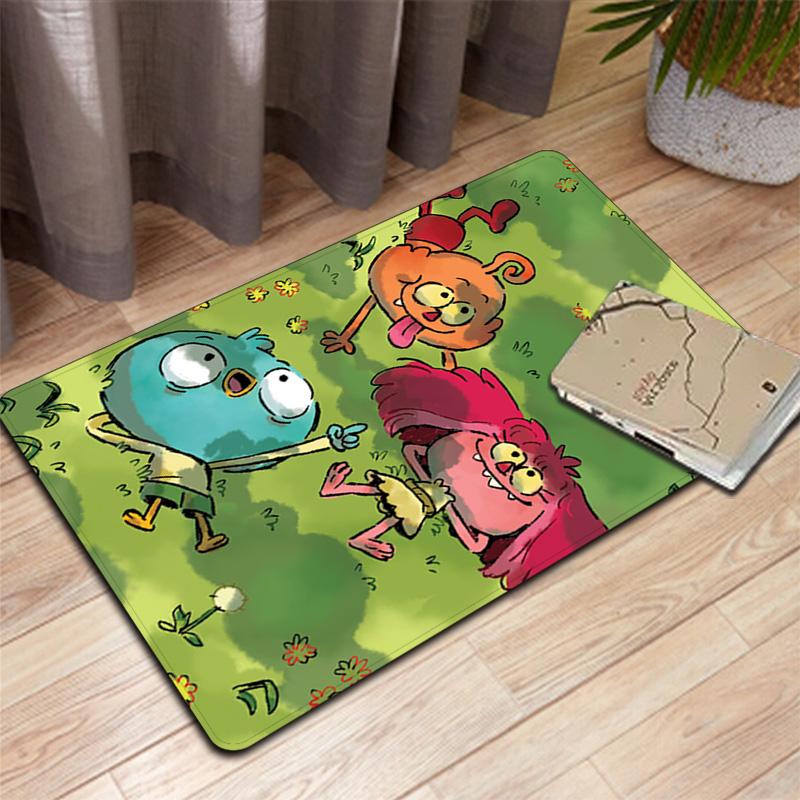 Anime Characters Rug Floor Mat for Living Room or Bedroom Soft and Comfortable Carpet a Gift for Birthday and Holiday.