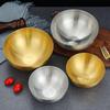 Large Capacity Stainless Steel Metal Fruit Salad Bowls Soup Rice Ramen Noodles Bowl Kitchen Tableware Utensils Food Container