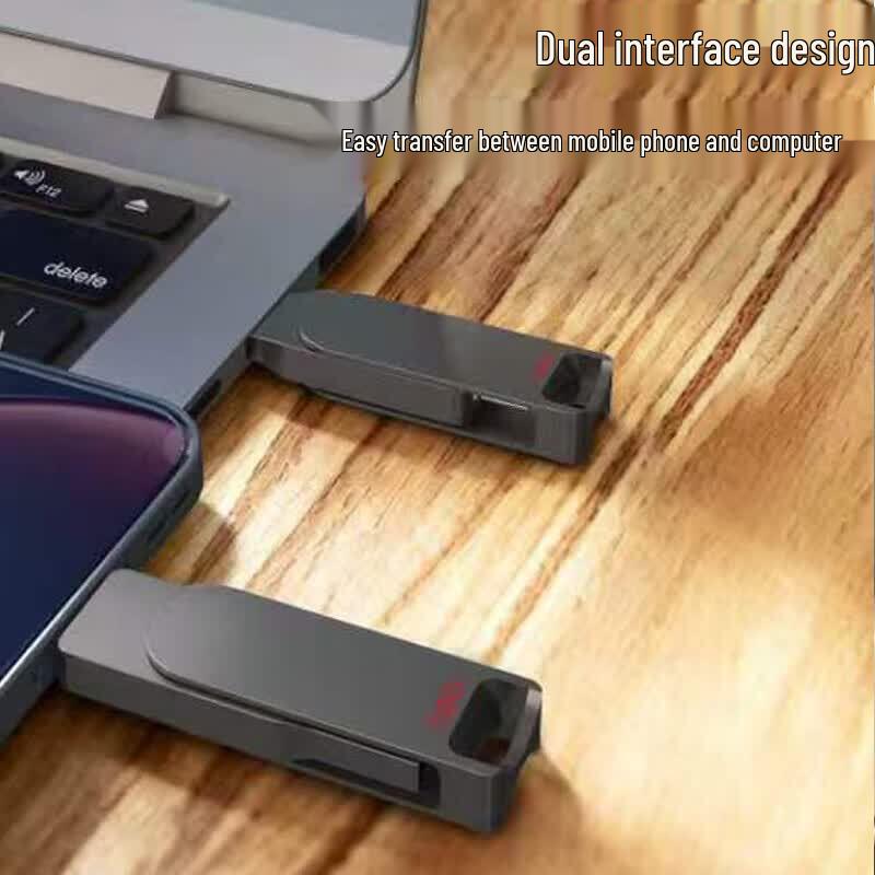 Deli AP231 Металлическая флеш-накопитель с двойным интерфейсом USB 3.0/Type-C