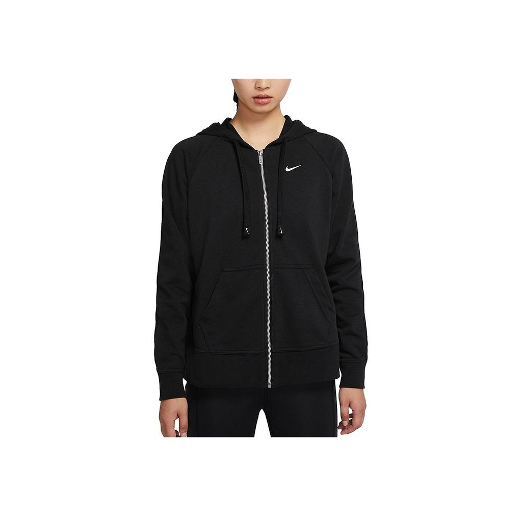 Nike Dri-FIT Full-Zip Training Hoodie Женская куртка черная CU7010-010