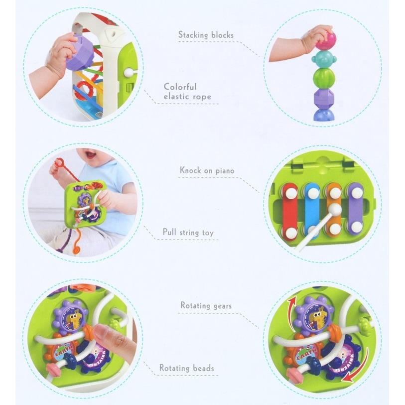 Educational Sensory Cube Sorter Multifunctional Manipulative Toy