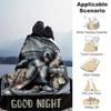 1pc. Cute Dog Lying on Bed with Flowered Blanket - Perfect Home Decor for Any Room, Gift Idea for Pet Lovers,
