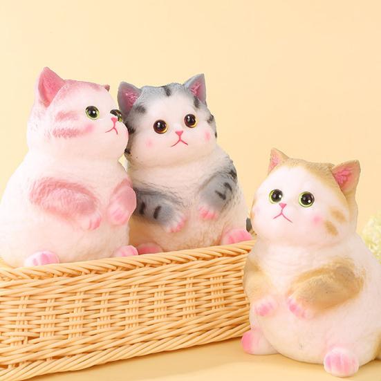 Симуляция кошки, игрушка для сдавливания, снятие стресса, щипок для котенка, сенсорная игрушка для детей