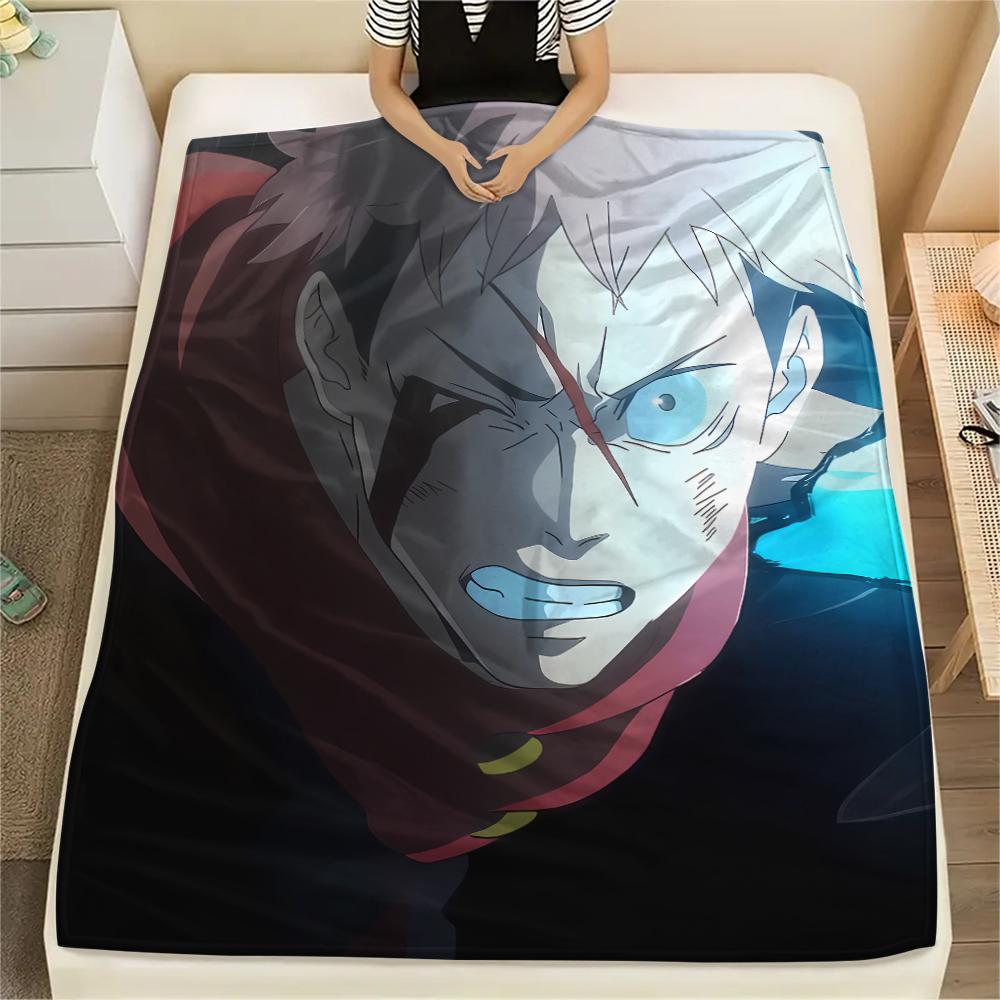 Jujutsu Kaisen Battle Blanket, Cozy Throw for Sofa Bed, Ideal Gift for Anime Enthusiasts.chl