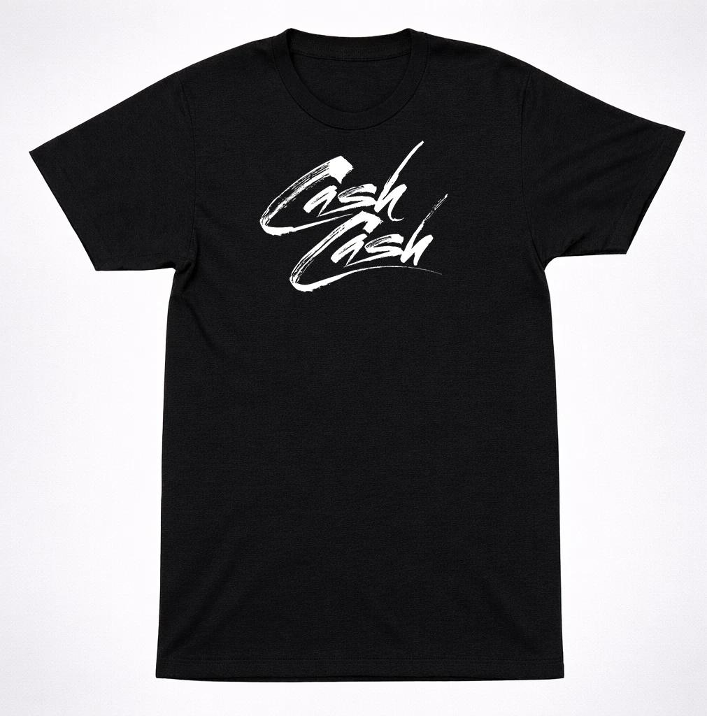 Cash Cash Logo T-Shirt – EDM Electro Pop Dance Music Festival Band Tee