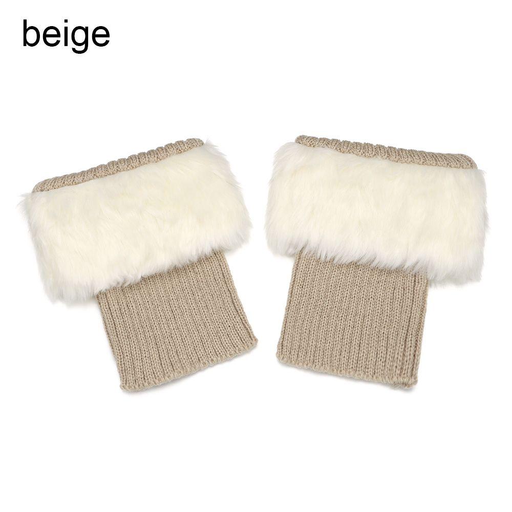 New Girls Women Boot Socks Leg Warmers Socks Boot Warmers Knitting