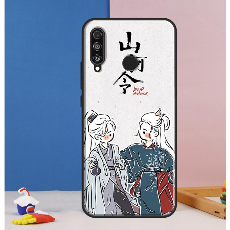 СЛОВО ЧЕСТИ Shan He Ling мультяшный Чехол Для Huawei Nova Y70 Y60 Y90 Y61 Y91 Y72 Y73 12s 12i 11i 8i 9 10 SE P30 P40 Lite P60 Pro