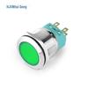 HUNJUN 22mm Metal Waterproof Round Push Button Switch