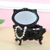With Mirror Rose Flower Storage Box Carved Jewelry Storage Box Multifunctional Office